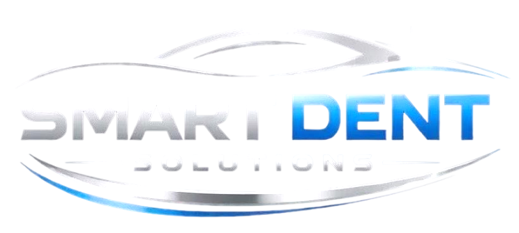 Smart Dent Soloution Logo for Smart Dent Solutions, featuring sleek text with a car silhouette.
